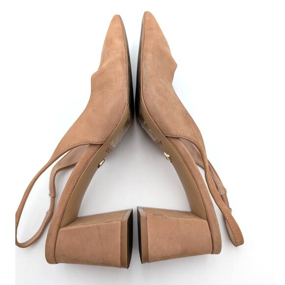 Aldo Uliana Slingback Pointed Toe Heel Pump Women's Brown Size US8 EU38.5 - Picture 6 of 13